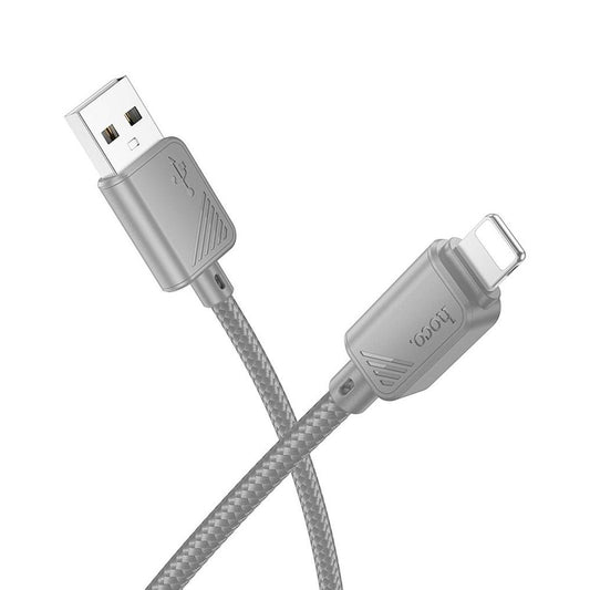 USB-A - Lightning Tietojen siirto- ja latauskaapeli HOCO X113, 18W, 1m, Harmaa