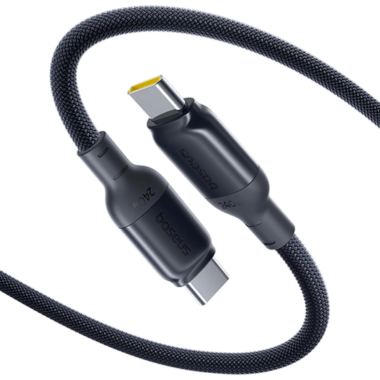 USB-C-tietojen ja latauskaapeli - USB-C Baseus PicoGo II, 240W, 1m, Musta E0423300