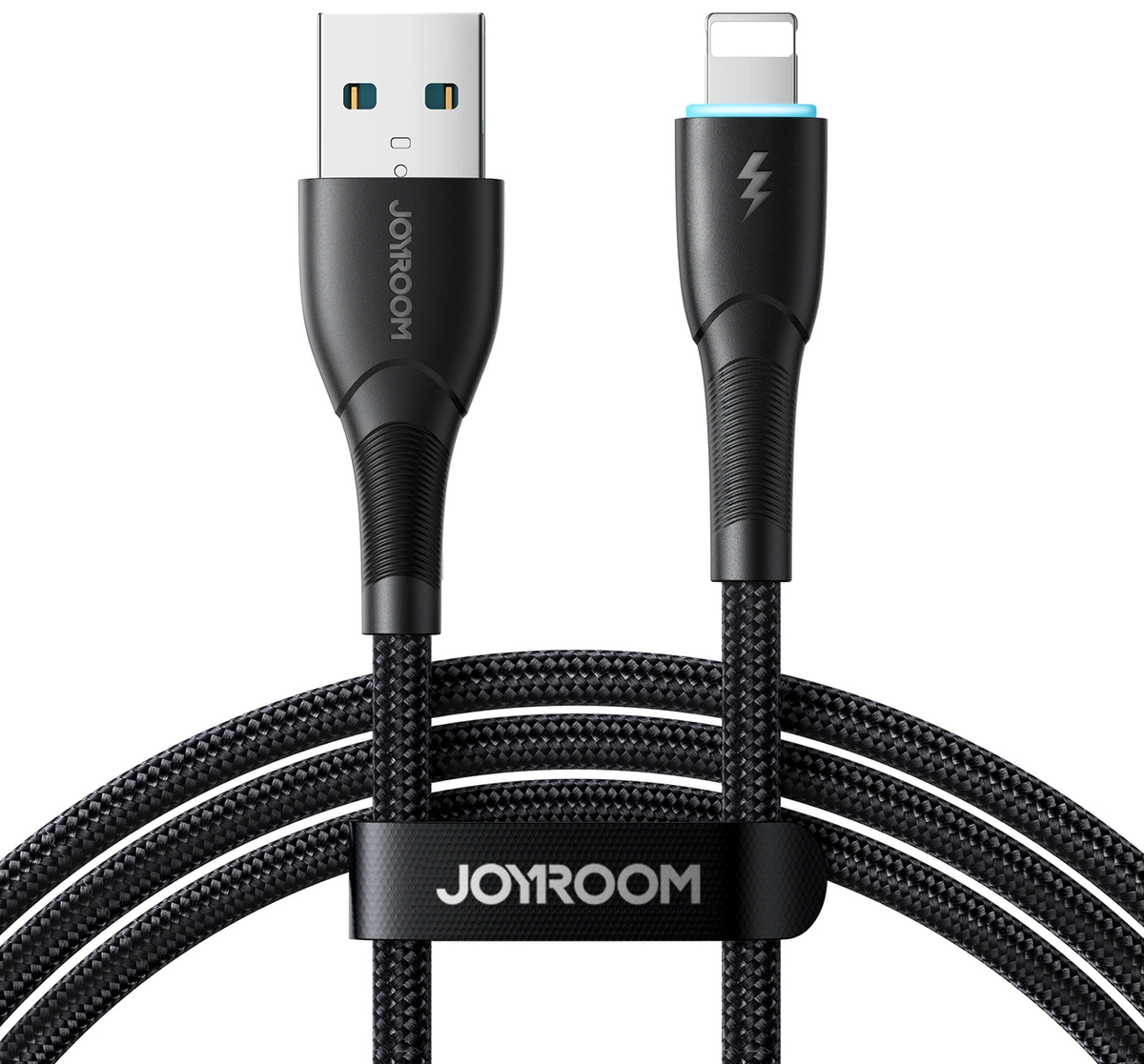 Joyroom SA32-AL3 USB-A–Lightning-datakaapeli ja latauskaapeli, 18 W, 1 m, musta