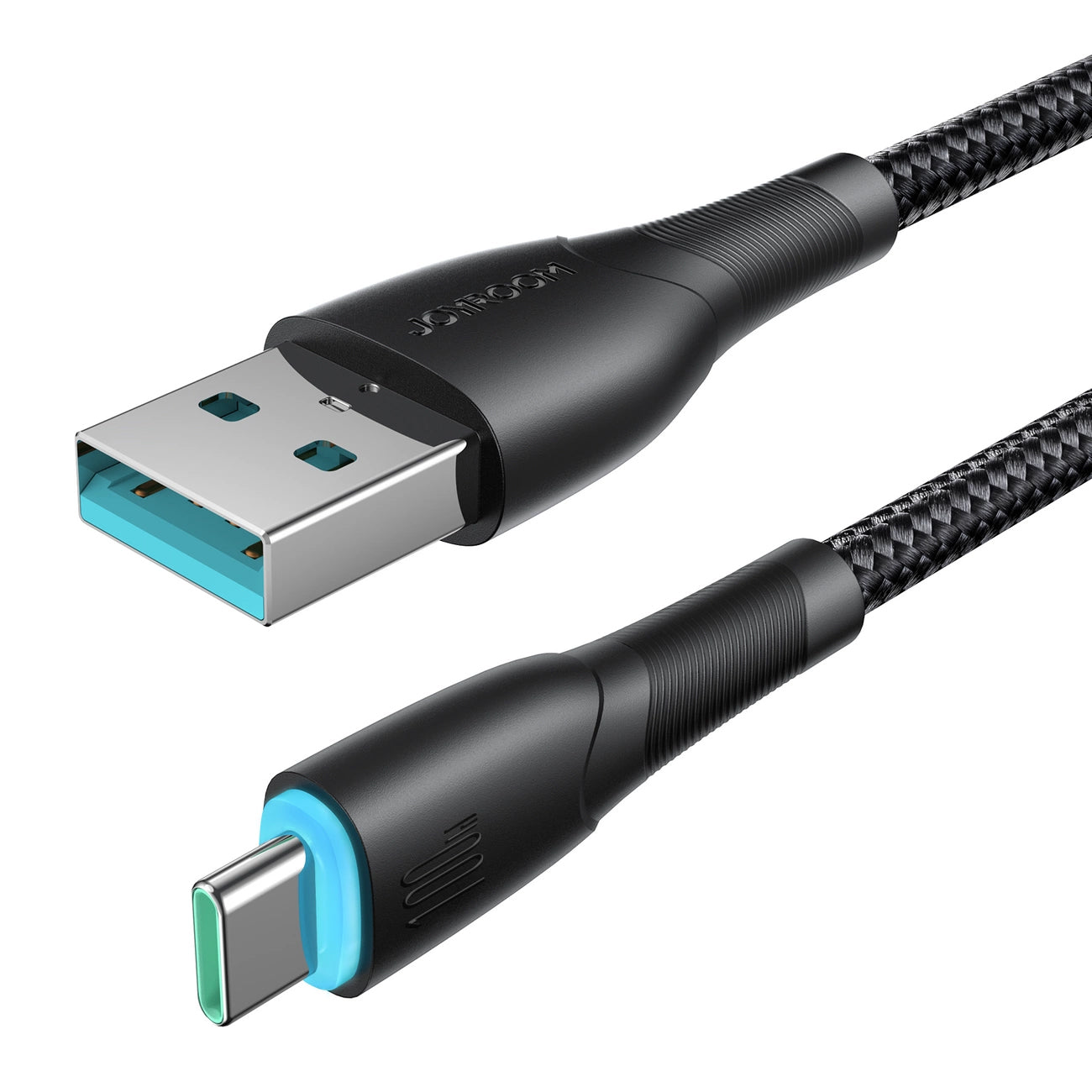 USB-A - USB-C Joyroom S-A32 -data- ja latauskaapeli, 100W, 1m, Musta