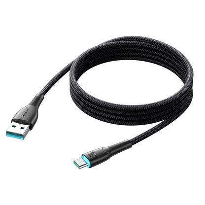 USB-A - USB-C Joyroom S-A32 -data- ja latauskaapeli, 100W, 1m, Musta