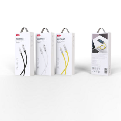 USB-A to USB-C Data and Charging Cable XO Design NB251, 18W, 1m, Black