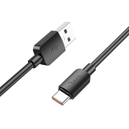 Datakaapeli ja latauskaapeli USB-A - USB-C HOCO X96, 100W, 1m, musta 