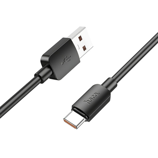 Datakaapeli ja latauskaapeli USB-A - USB-C HOCO X96, 100W, 1m, musta 