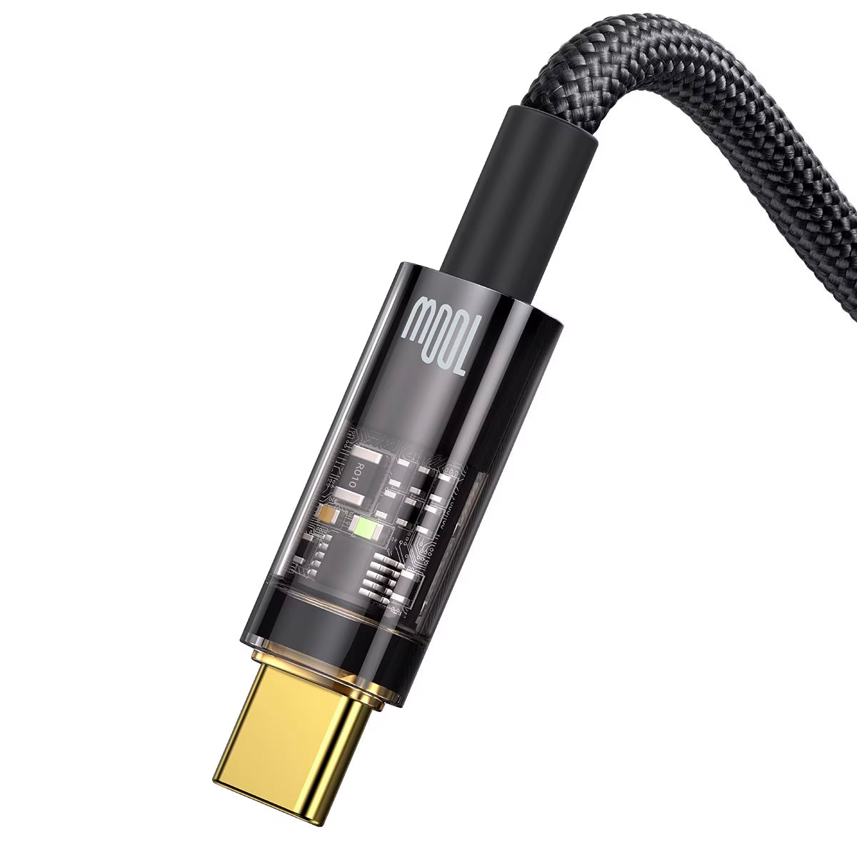 USB-A - USB-C Data- ja Latauskaapeli Baseus Explorer, 100W, 2m, Musta CATS000301