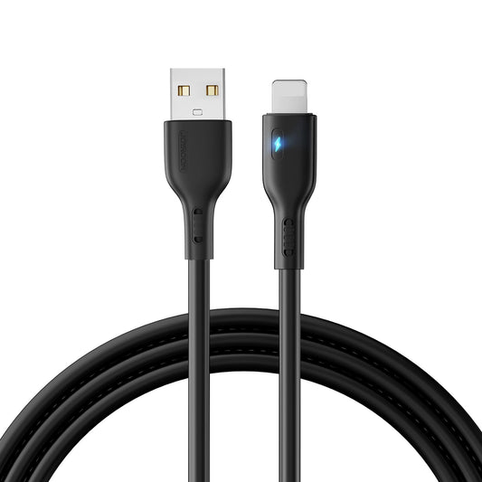 USB-A - Lightning Joyroom A13 Data- ja Latauskaapeli, 18W, 2m, Musta