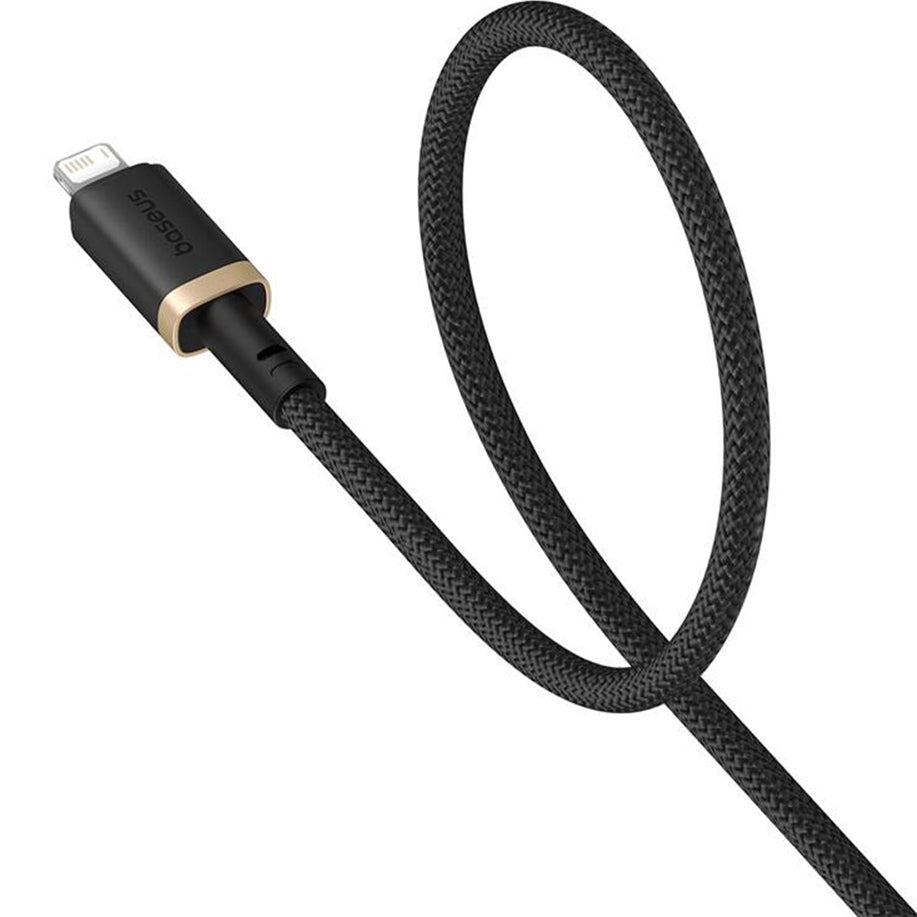 USB-A - Lightning Baseus Dura Series -data- ja latauskaapeli, 18W, 2m, Kulta P10377801U01-02