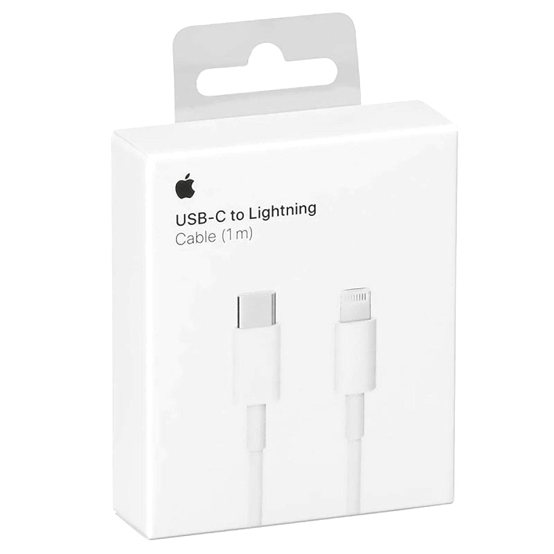 Apple USB-C - Lightning -lataus- ja tiedonsiirtokaapeli, 1m, Valkoinen, Swap