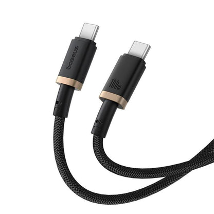 USB-C - USB-C Baseus Dura Series -kaapeli, 100W, 2m, Kulta P10377803U01-03