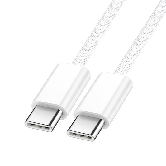 USB-C - USB-C -kaapeli BWOO BO-X284, 60W, 2m, Valkoinen