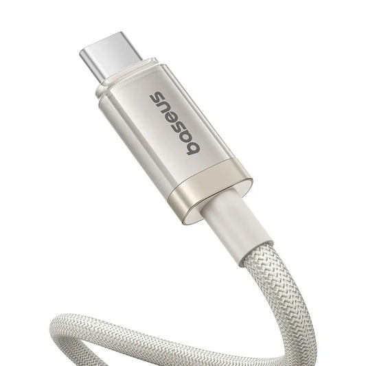 USB-C - USB-C Baseus Titanium -data- ja latauskaapeli, 100W, 1m, Hopea P10378100G21-00