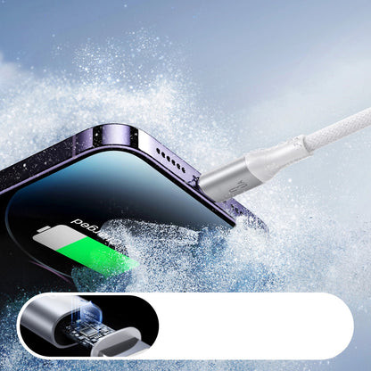 USB-A - Lightning Joyroom S-A28 Flash -data- ja latauskaapeli, 18W, 2m, Valkoinen