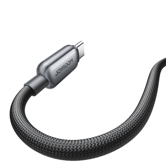 USB-C - USB-C Joyroom S-A55 StarFlight Display -kaapeli, 100W, 1.2m, Musta
