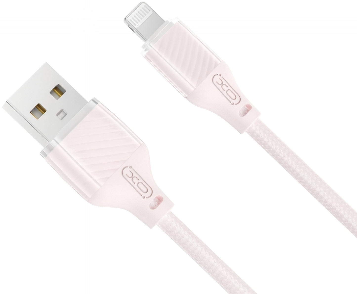USB-A - Lightning XO Design NB291 Data- ja Latauskaapeli, 18W, 1m, Vaaleanpunainen