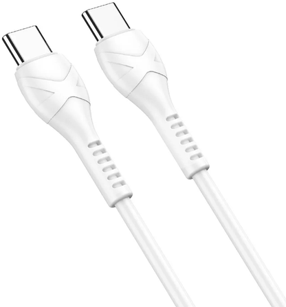 USB-C Data and Charging Cable - USB-C HOCO X37, 60W, 1m, White