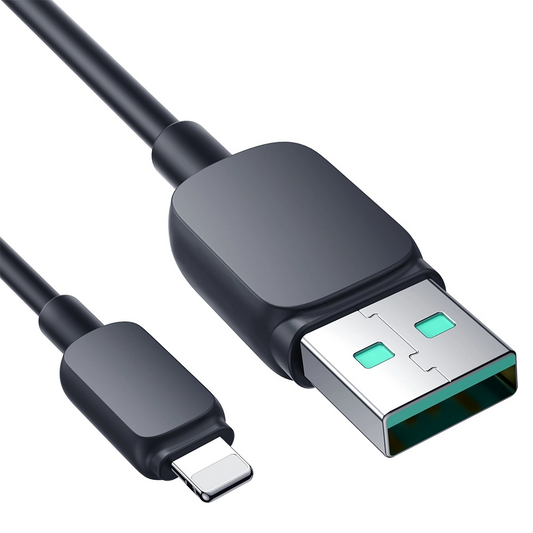 USB-A - Lightning -tietojen ja latauskaapeli Joyroom S-A14, 18W, 1,2 m, musta