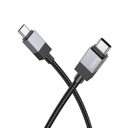 USB-C-tietojen ja latauskaapeli - USB-C HOCO X110, 60W, 1m, Musta