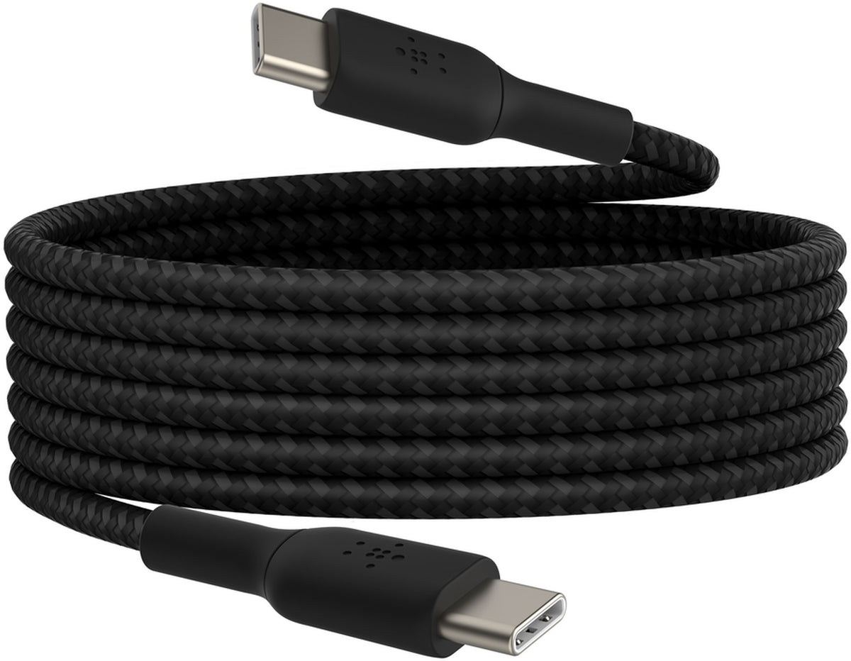 USB-C-tietojen ja latauksen kaapeli - USB-C Belkin BoostCharge Pro, 60W, 2m, Musta CAB004bt2MBK