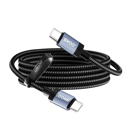 USB-C Data and Charging Cable - USB-C BWOO BO-X401CC, 65W, 1m, Black