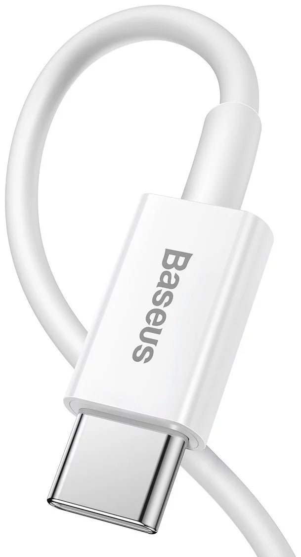 Tieto- ja latauskaapeli USB-C - Lightning Baseus Superior Series, 20W, 1.5m, valkoinen CATLYS-B02 