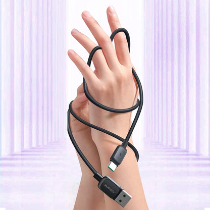 USB-A - USB-C Joyroom A14 -data- ja latauskaapeli, 18W, 1.2m, Musta