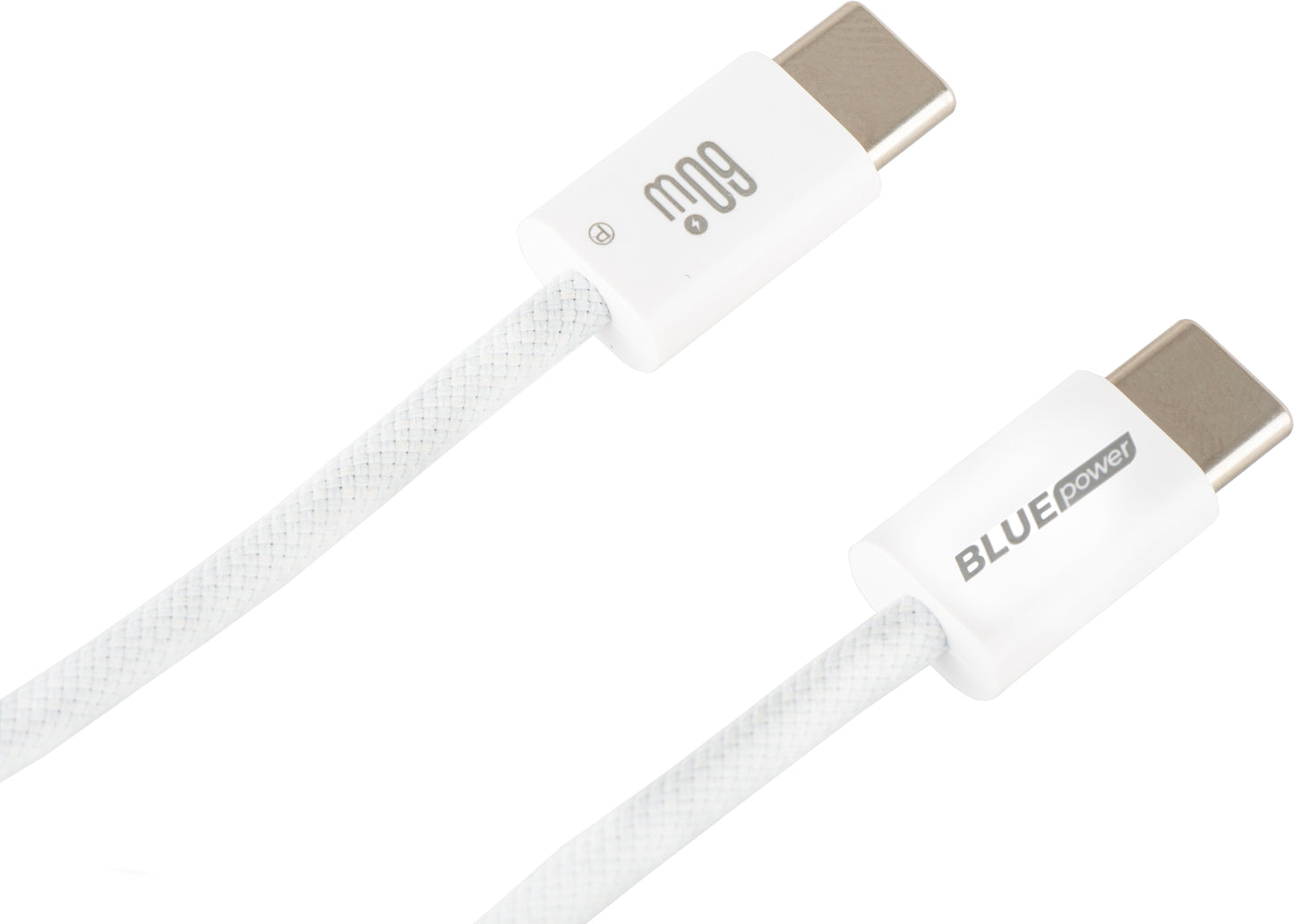 USB-C - USB-C -kaapeli Blue Power NB-Q273, 60W, 1m, Valkoinen
