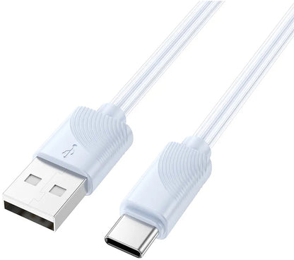 USB-A - USB-C HOCO X114 Data- ja Latauskaapeli, 18W, 1m, Sininen