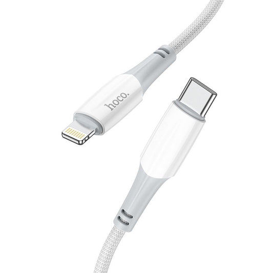 USB-C - Lightning HOCO X70 Data- ja Latauskaapeli, 20W, 1m, Valkoinen