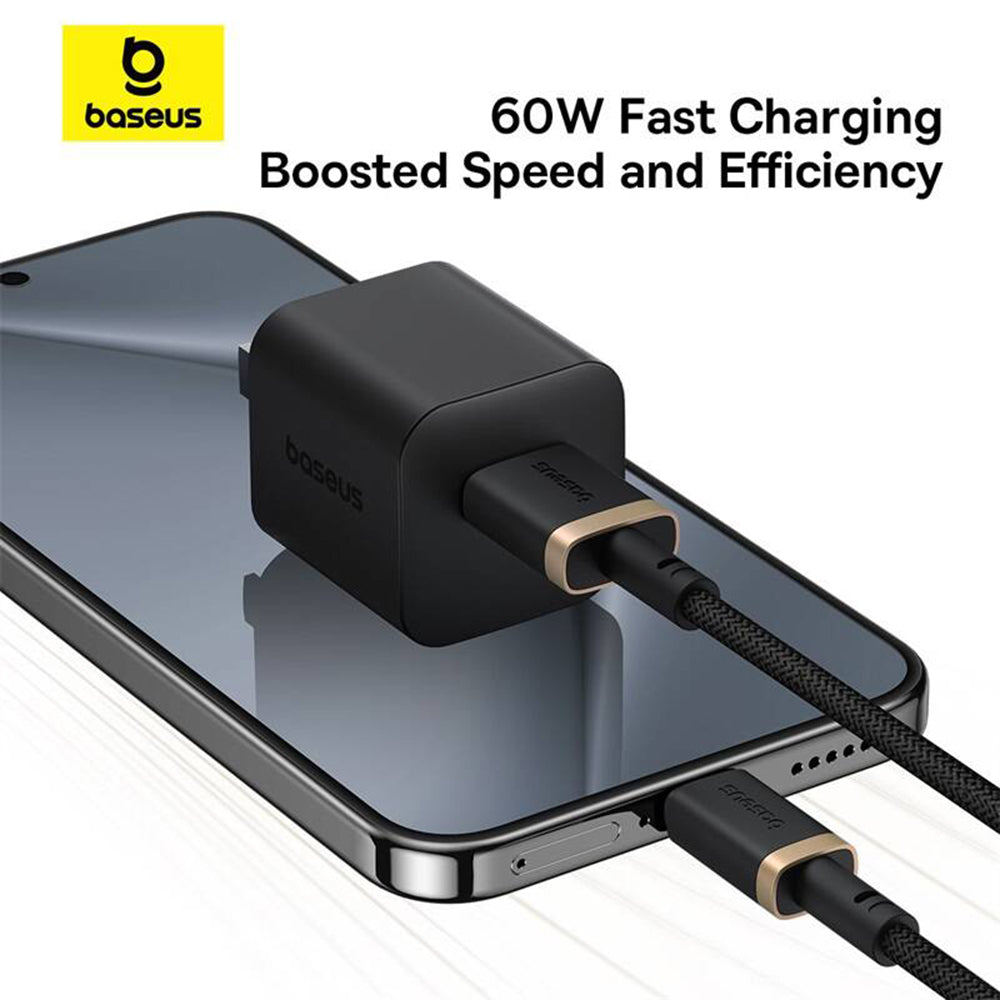 Baseus Dura Series USB-A - USB-C Data ja Latauskaapeli, 60W, 1m, Kulta P10377802U01-00