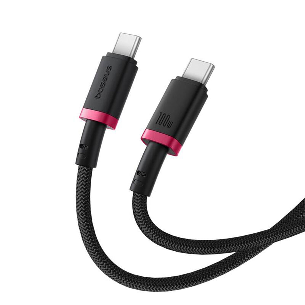 USB-C - USB-C Baseus Dura Series -data- ja latauskaapeli, 100W, 2m, Punainen P10377803U01-02