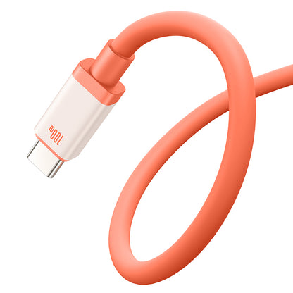 USB-A - USB-C Baseus Zero Degree Series -data- ja latauskaapeli, 100W, 2m, Punainen