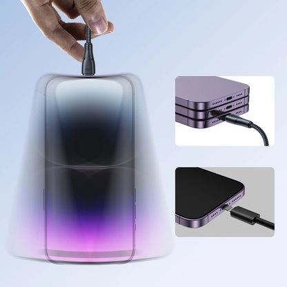 USB-C - Lightning Joyroom S-A11 Data- ja Latauskaapeli, 20W, 0.25m, Musta