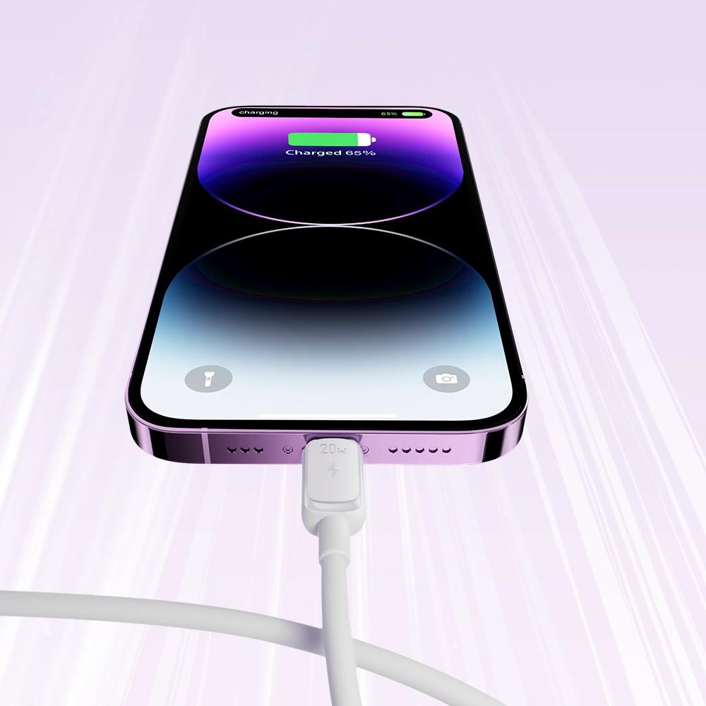 USB-C to Lightning Data and Charging Cable Joyroom S-A14, 30W, 1.2m, White