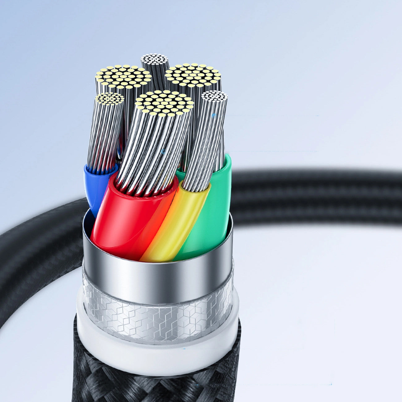 USB-C - USB-C -kaapeli ja lataus Joyroom S-A11, 60W, 0.25m, Musta