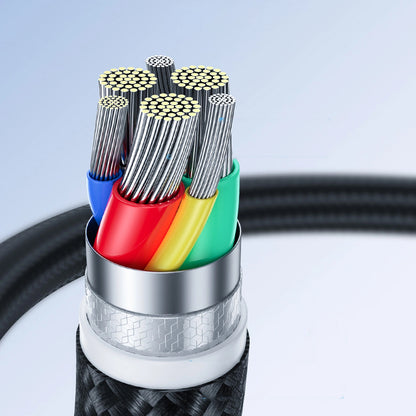 USB-C - USB-C -kaapeli ja lataus Joyroom S-A11, 60W, 0.25m, Musta