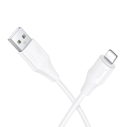 USB-A - Lightning HOCO X124 Data- ja Latauskaapeli, 18W, 1m, Valkoinen