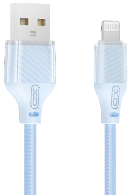 USB-A - Lightning -data- ja latauskaapeli XO Design NB291, 18W, 1m, Sininen