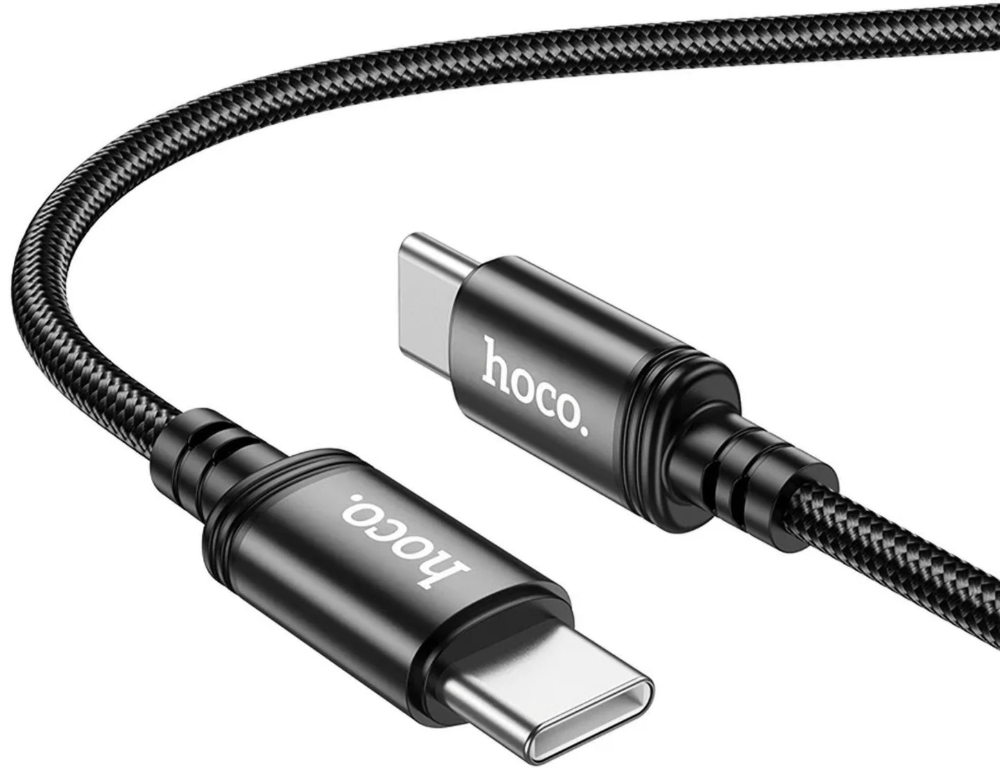 USB-C - USB-C HOCO X91 Data- ja latauskaapeli, 60W, 3m, Musta