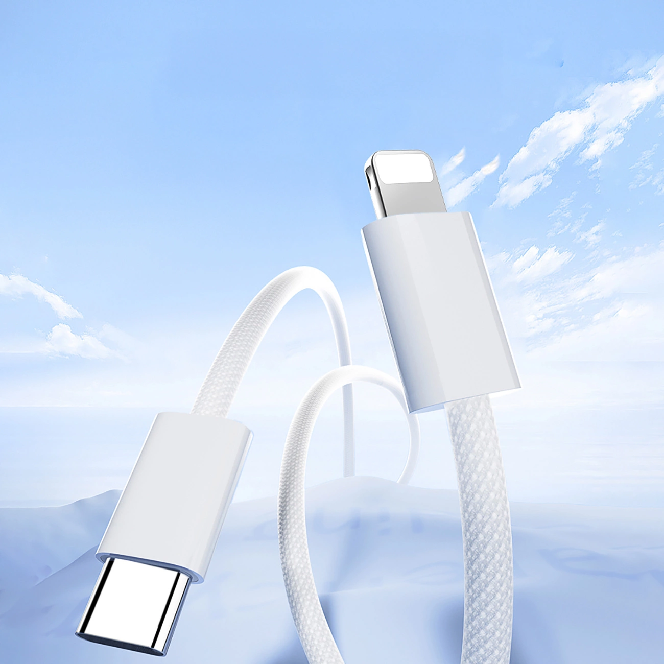 USB-C - Lightning Joyroom S-A45 -kaapeli, 30W, 1m, Valkoinen