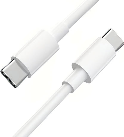 USB-C - USB-C Google -kaapeli, 30W, 1m, Valkoinen GA00735
