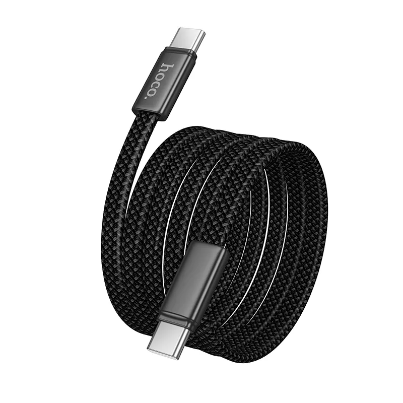 USB-C - USB-C HOCO X125 -data- ja latauskaapeli, 60W, 1m, Musta