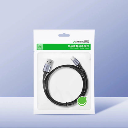 USB-A - USB-C UGREEN US288 Data- ja latauskaapeli, 18W, 1.5m, Musta