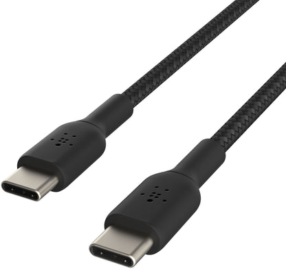 USB-C-tietojen ja latauksen kaapeli - USB-C Belkin BoostCharge Pro, 60W, 2m, Musta CAB004bt2MBK
