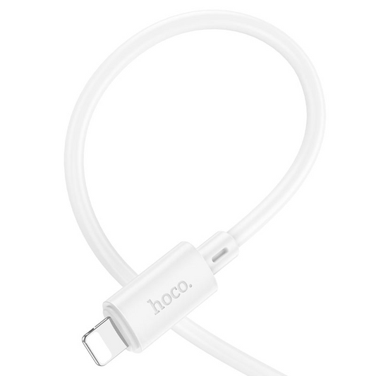 USB-A - Lightning HOCO X88 tiedonsiirto- ja latauskaapeli, 18W, 2m, valkoinen