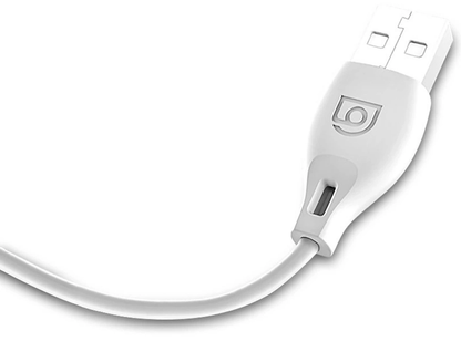 USB-A - microUSB Dudao L4M tiedonsiirto- ja latauskaapeli, 18W, 1m, valkoinen