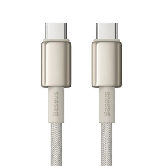 USB-C - USB-C Baseus Tungsten Gold -data- ja latauskaapeli, 100W, 2m, Kulta P10319800G21-01