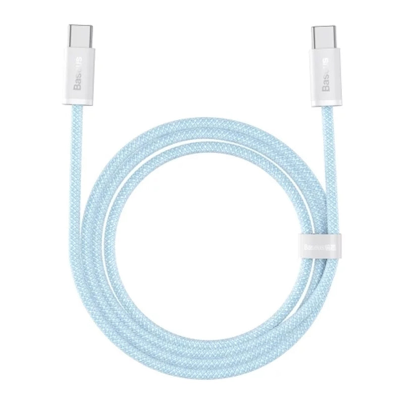 USB-C - USB-C Baseus Dynamic Series -data- ja latauskaapeli, 100W, 1m, Sininen CALD000203