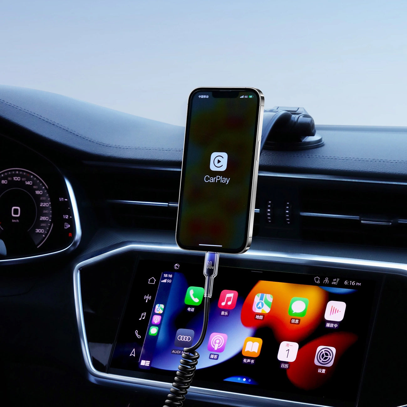 USB-C - USB-C Joyroom S-A43 Crystal -data- ja latauskaapeli, 60W, 1.5m, Musta
