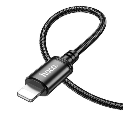 USB-A to Lightning Data and Charging Cable HOCO X89, 18W, 2m, Black