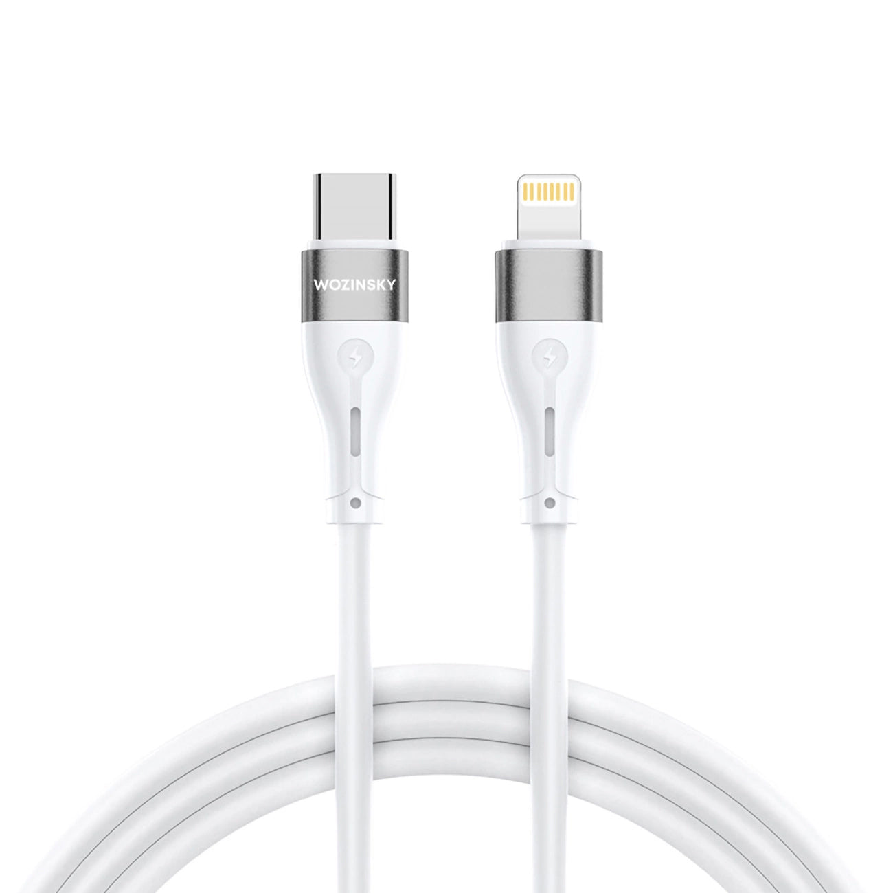 USB-C - Lightning WZK WSTCL1 -kaapeli, 27W, 1m, Valkoinen